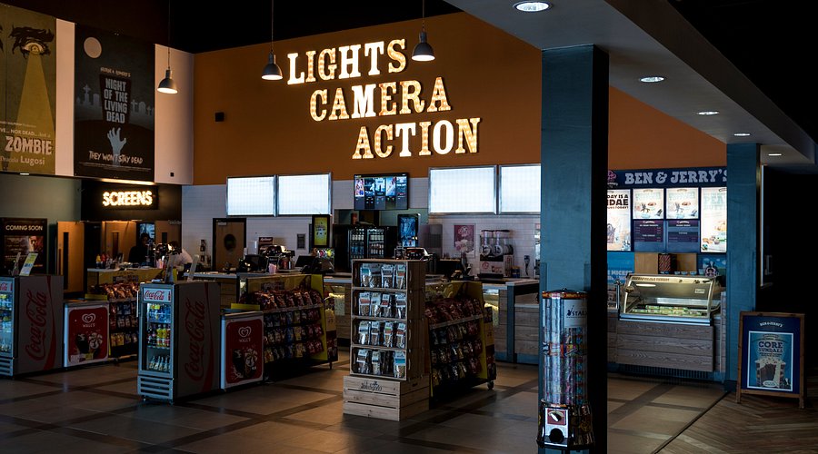 The cinema lobby and refreshments area at The Light Cambridge